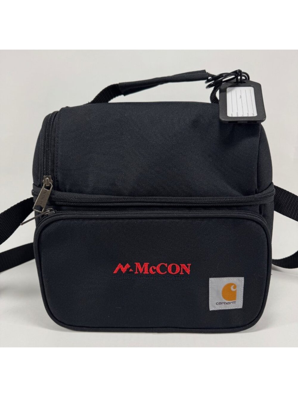 Carhartt Deluxe Insulated Cooler Bag Triple  Compartment Black McCon Building